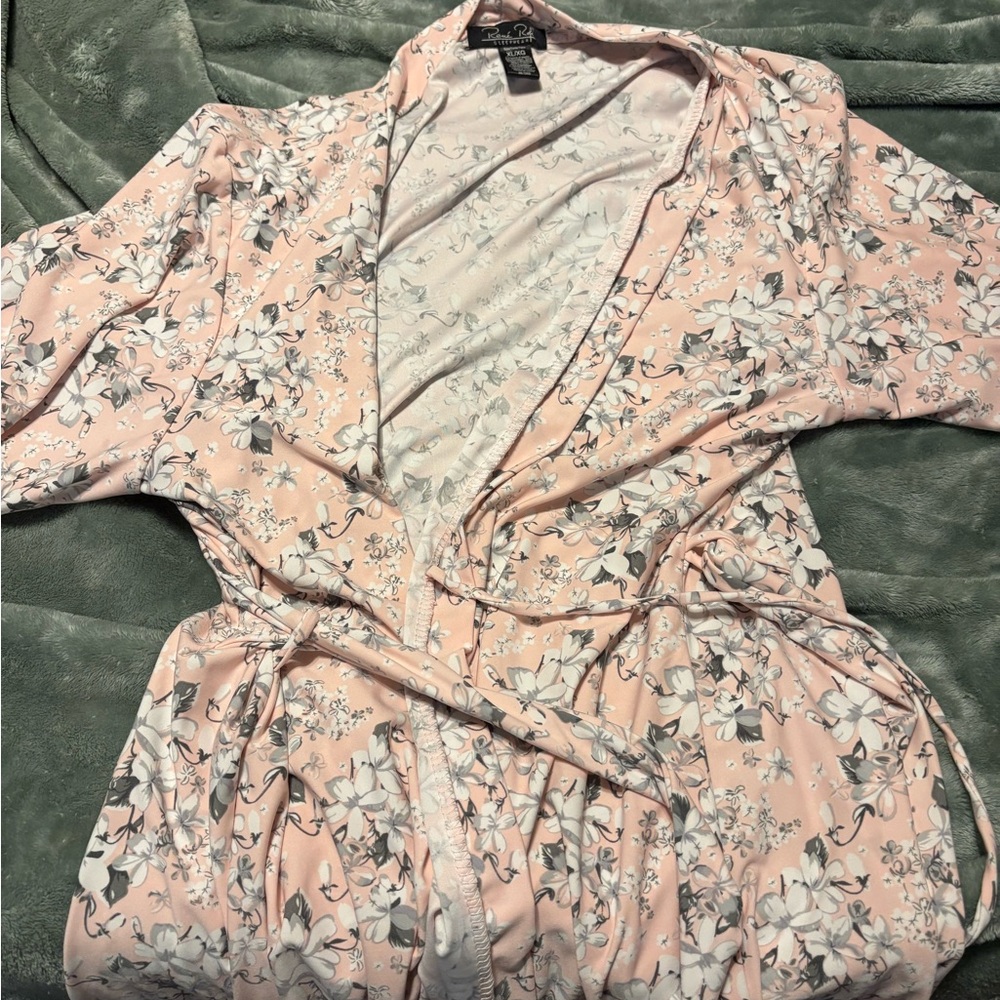 Rene Rofe Pink Floral Women's Robe